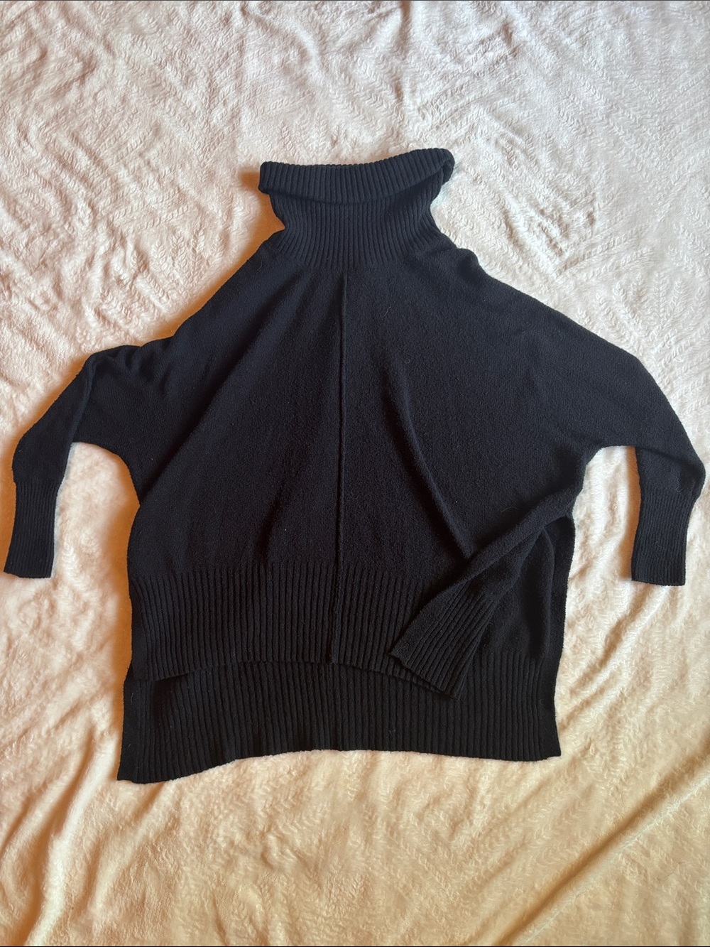 Jessica Simpson Black Turtleneck Dolman Sweater